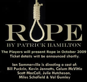 Largs Players Present Rope in October 2009